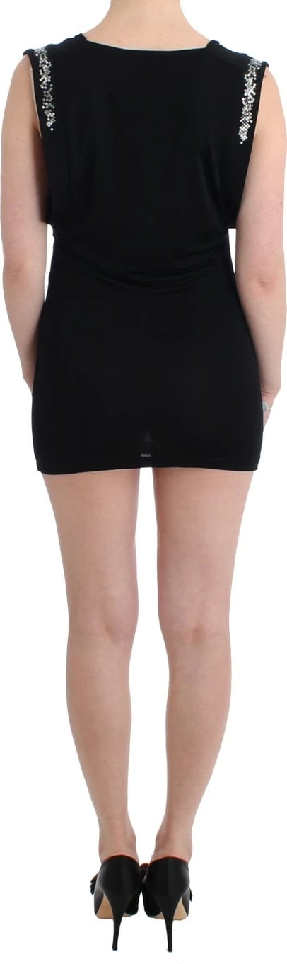 Fustan për femra Roccobarocco, i zi/argjend