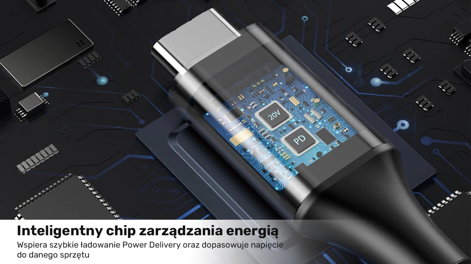 Kabeli i Energjisë për Laptop Unitek 65W USB-C - DC11*4,5mm, i zi