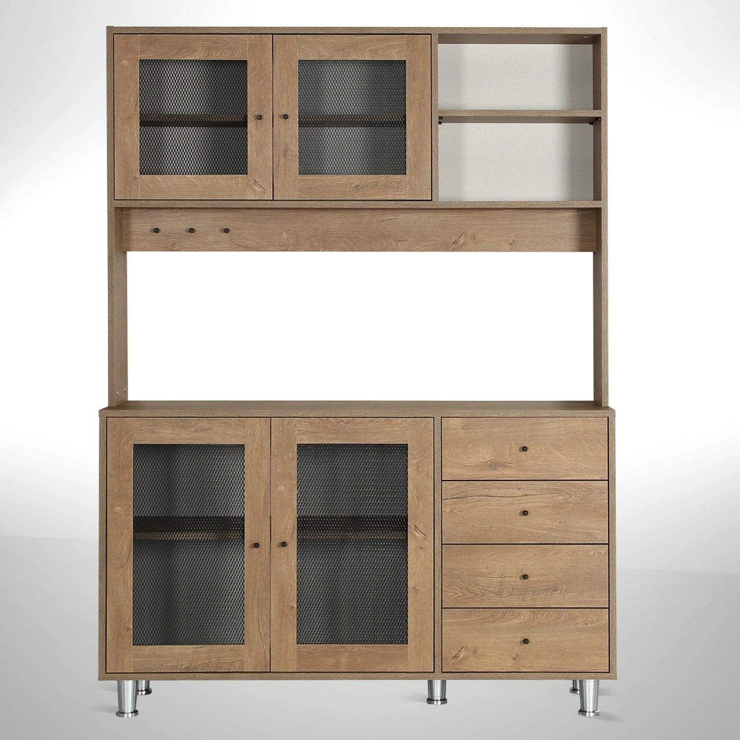 Dollap multifunksional Hanah Home, Grano 140, ngjyrë lisi kaukazian