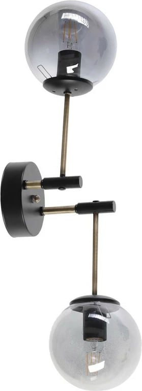 Llambë muri Opviq, 8509-1, ngjyrë e zezë dhe fume