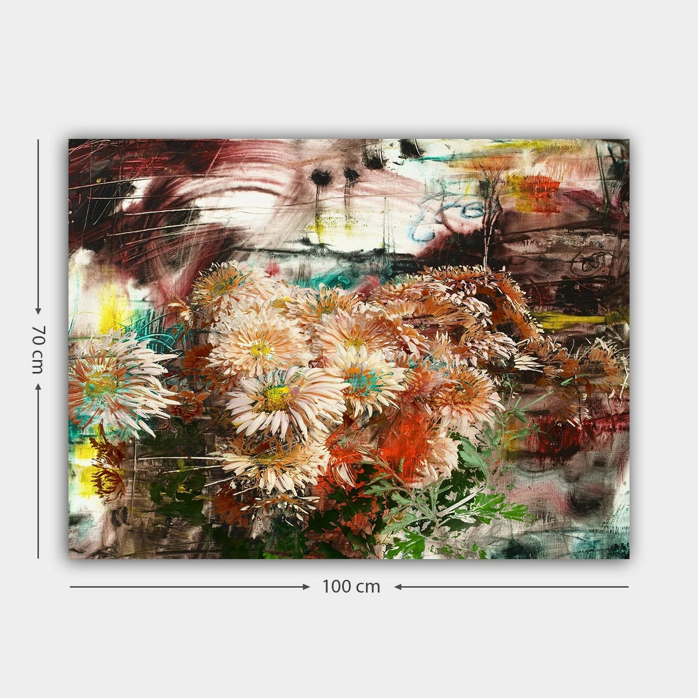 Pikturë dekorative në kanavacë, shumëngjyrëshe, 70x100cm, 230311957_70100