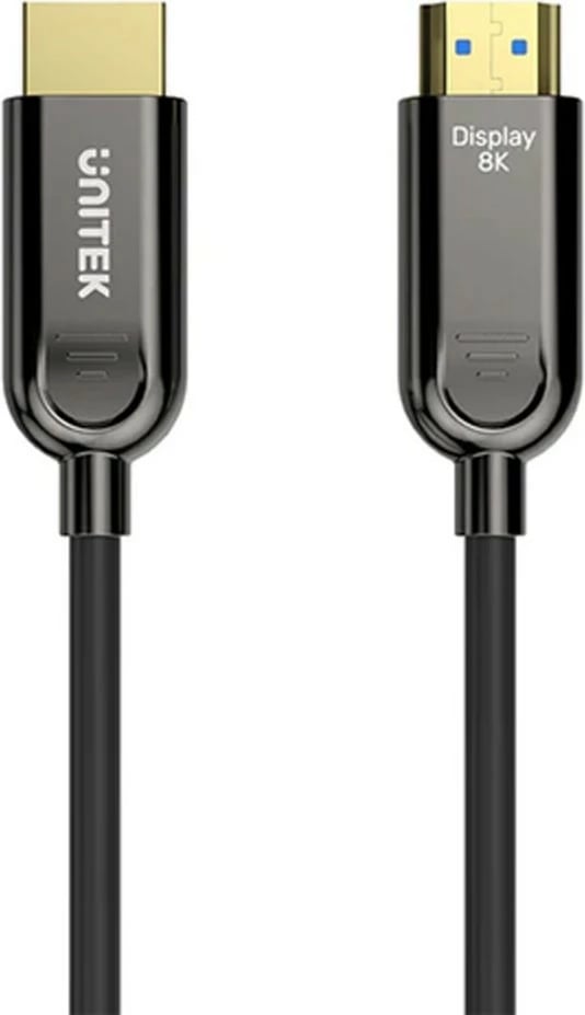 Kabllo HDMI optike Unitek C11085GY03-5M, 8K 120Hz, 5m, e zezë