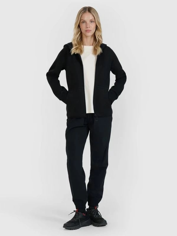 Duks me kapuç për femra 4F, gri