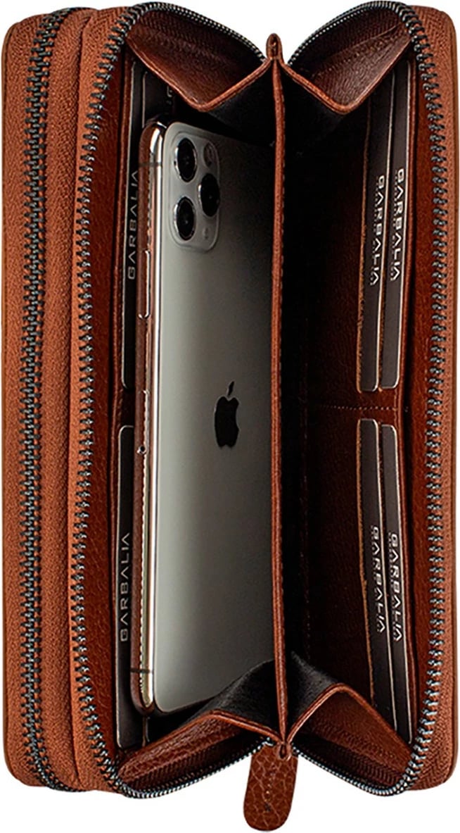 Portofol uniseks Zoozie Bags, ngjyrë tan, Orleans