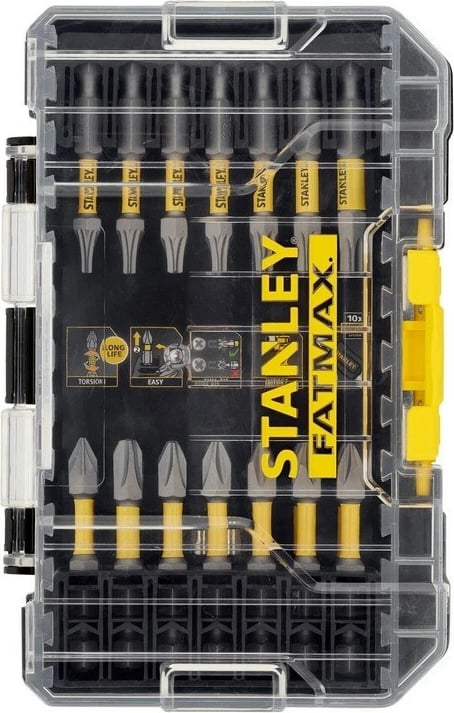 Set bitash dhe shpuese Stanley FATMAX STA88558-XJ, 22 copë