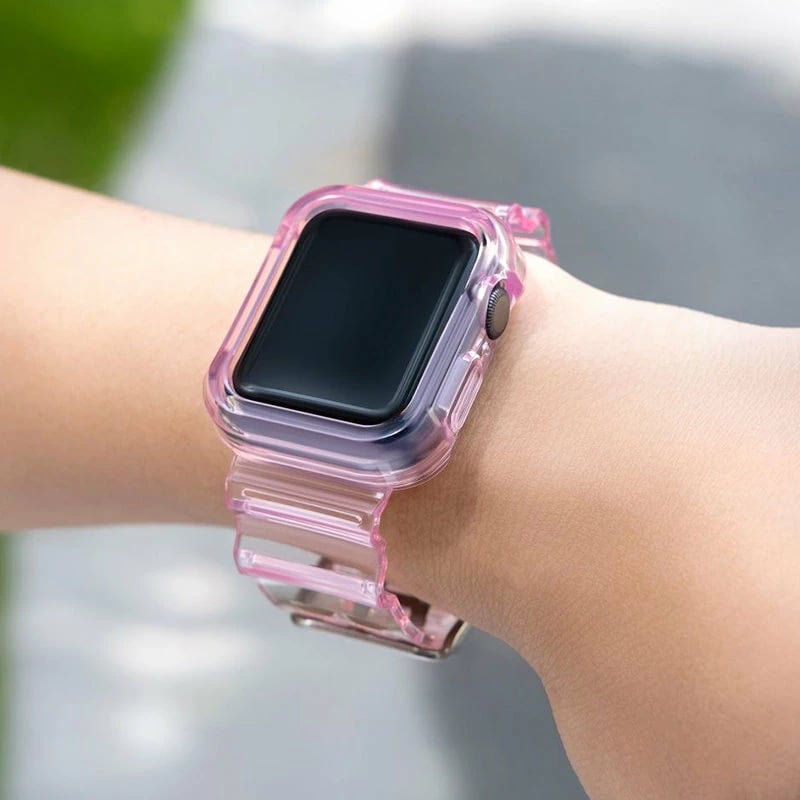 Mbështjellës dhe rrip Hurtel për Apple Watch 42mm, rozë
