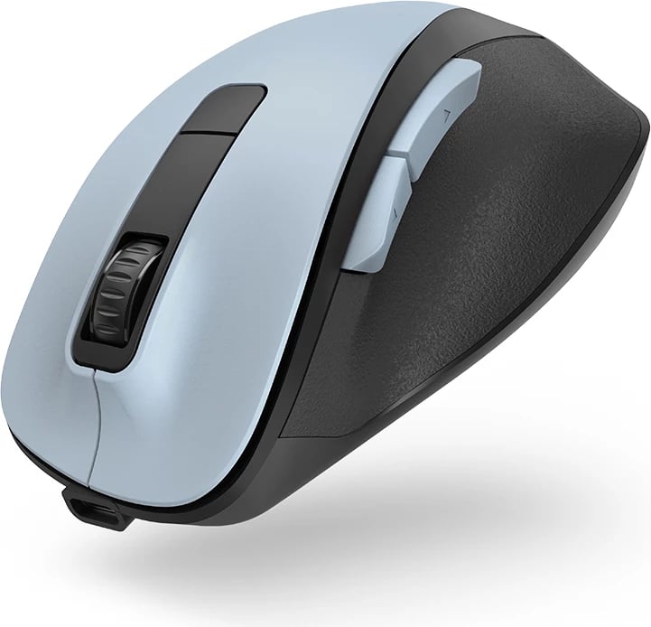 Maus wireless Hama MW-500 V2 me bateri të rikarikueshme, Kaltër e çelët