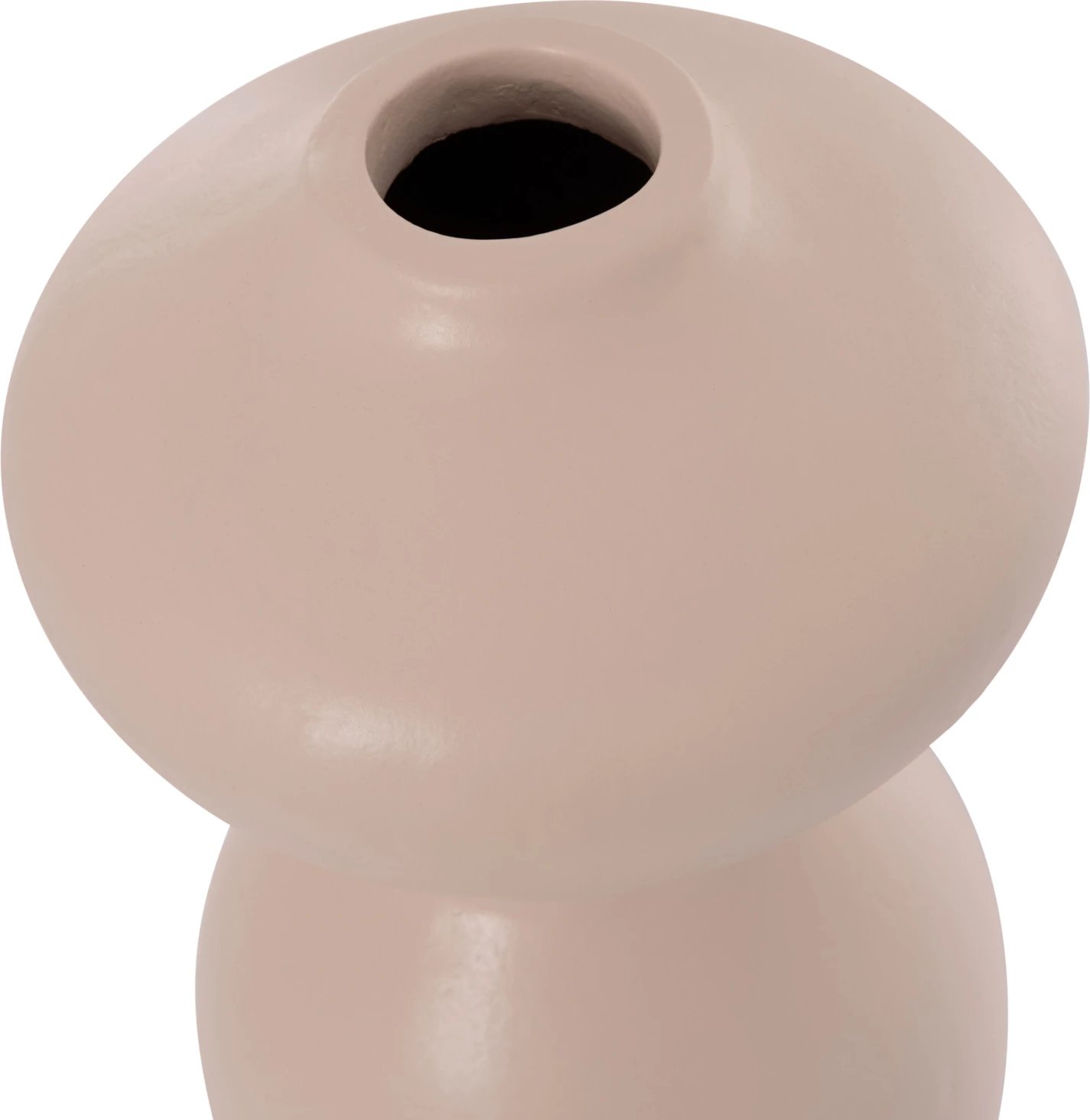 Vazo dekorative tavoline NELLY, terrakotë, ngjyrë krem e bardhë, FH4669.02, 22x35cm