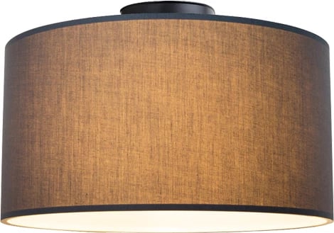 Llambë tavani njëdritëshe Momoa, ngjyrë gri, D30x21cm