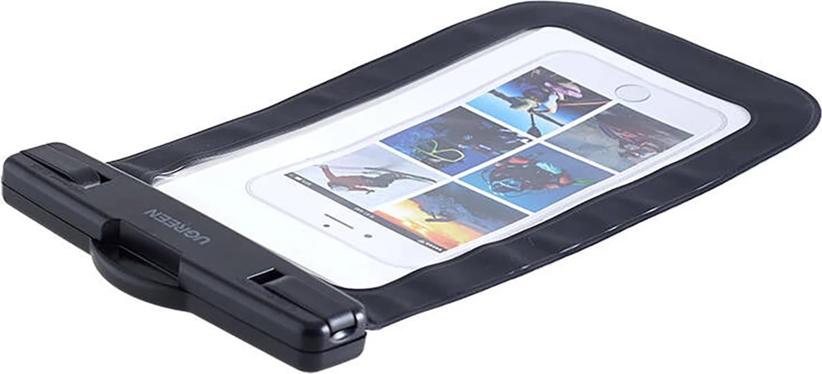 Mbështjellës Ugreen LP716 për celular, IPX8, i papërshkueshëm nga uji, i zi