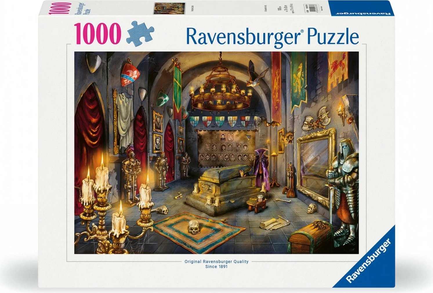 Puzzle Ravensburger Vampire Castle 1000 pjesë, karton