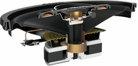 Altoparlant Pioneer TS-A4671F, 4-rugë, i zi