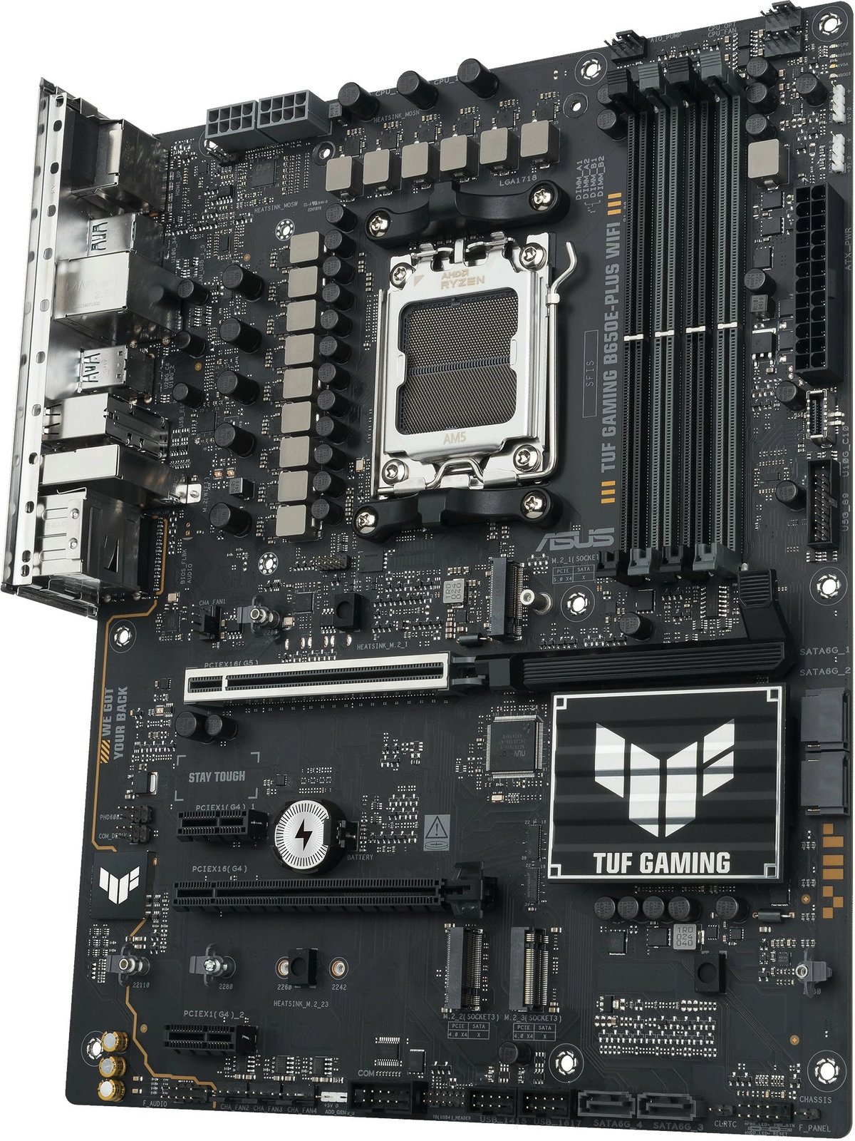 Pllakë amë ASUS TUF GAMING B650E-PLUS WIFI, Socket AM5, DDR5, 256GB Pllakë amë ASUS TUF GAMING B650E-PLUS WIFI, Socket AM5, DDR5, 256GB