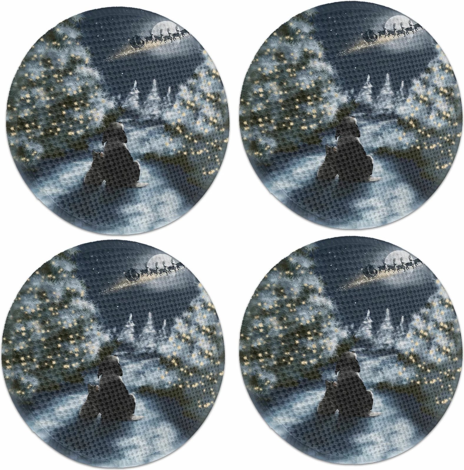 Set nënshtrues tavoline Hermia Concept, 3723Supla, shumëngjyrësh, 4 copë