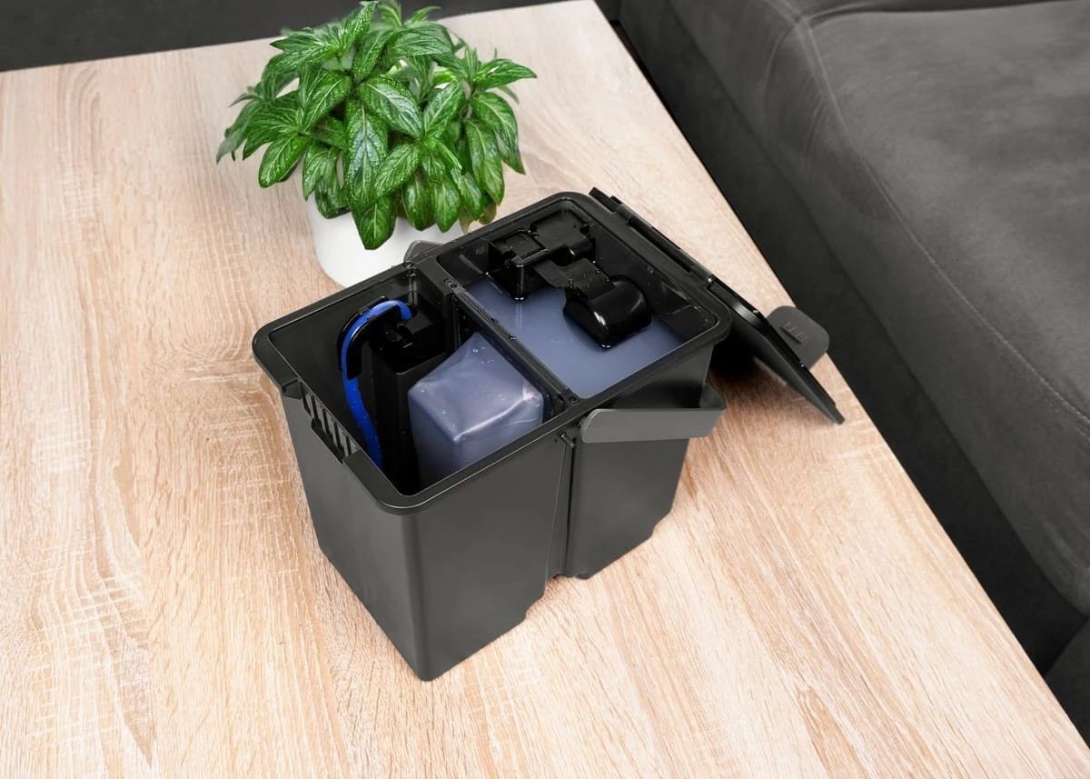 Robot fshesë-mop 2-në-1 Concept VR4050, 5000 Pa, bateri 270 min, rezervuar 300 ml, laser 3D, i bardhë