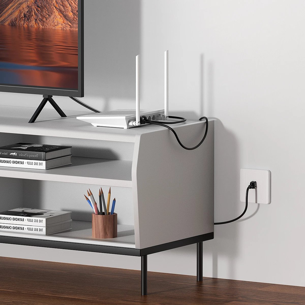 Kabllo rrjeti Baseus High Speed Cat 5, RJ-45, 8m, e zezë