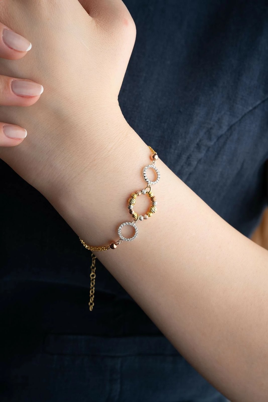 Byzylyk argjendi Jumeon, ngjyrë ari dhe argjendi, NRZ999442