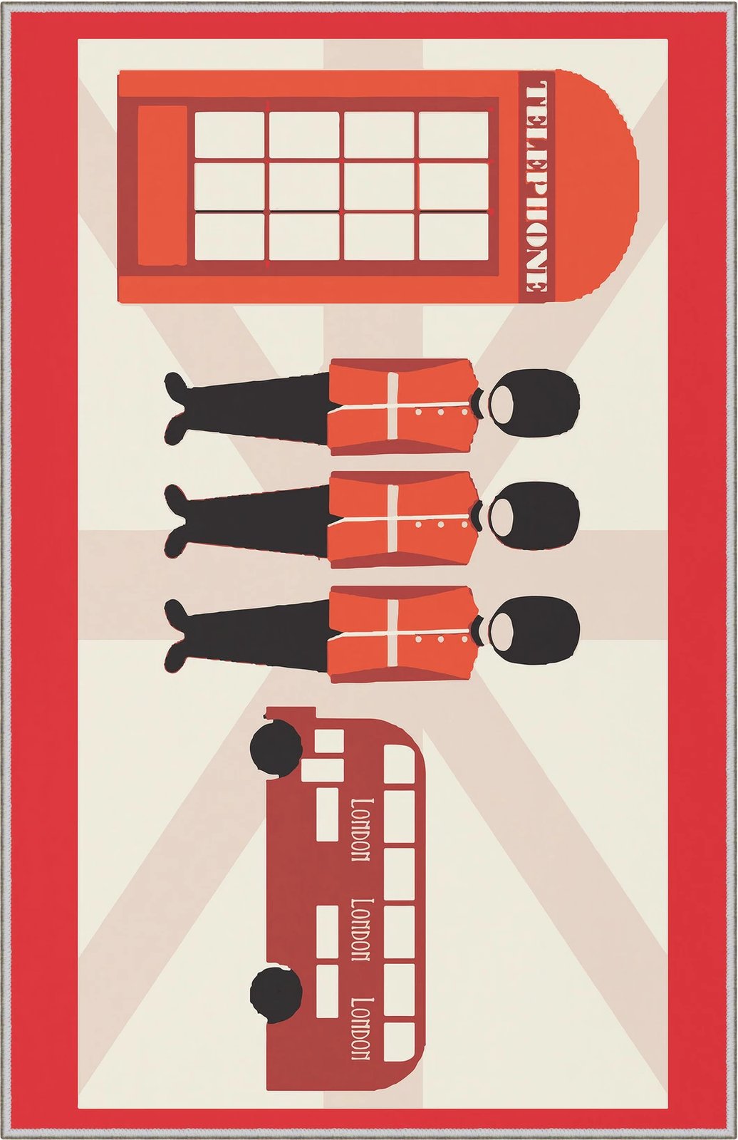 Qilim për korridor, shumëngjyrësh, 100x200cm, Conceptum Hypnose, WOOKECE154