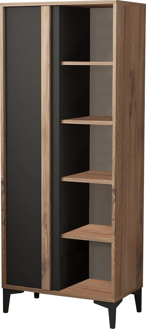 Set mobiljesh për dhomë dite Skye Decor, Laçin, ngjyrë Atlantik dhe Antracit