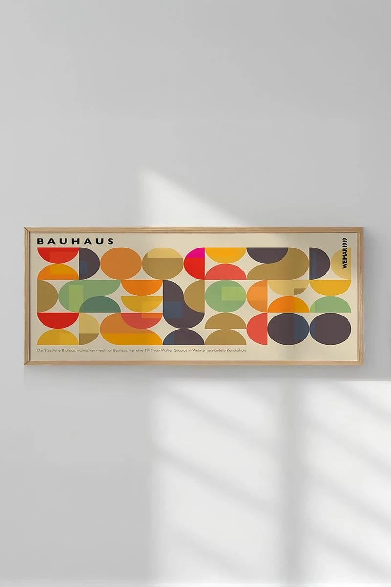 Pikturë dekorative me kornizë, Wallity, Artsmdfyty4-3370, shumëngjyrëshe, 33x70cm