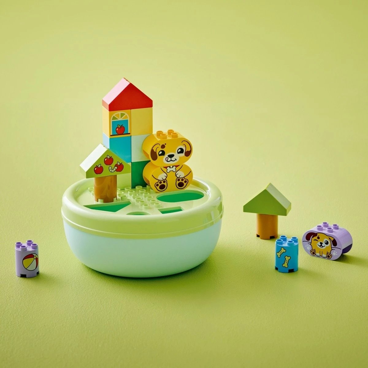 Set lodrash LEGO DUPLO 10441 Shape Sorter: Puppy House, 17 pjesë, shumëngjyrëshe