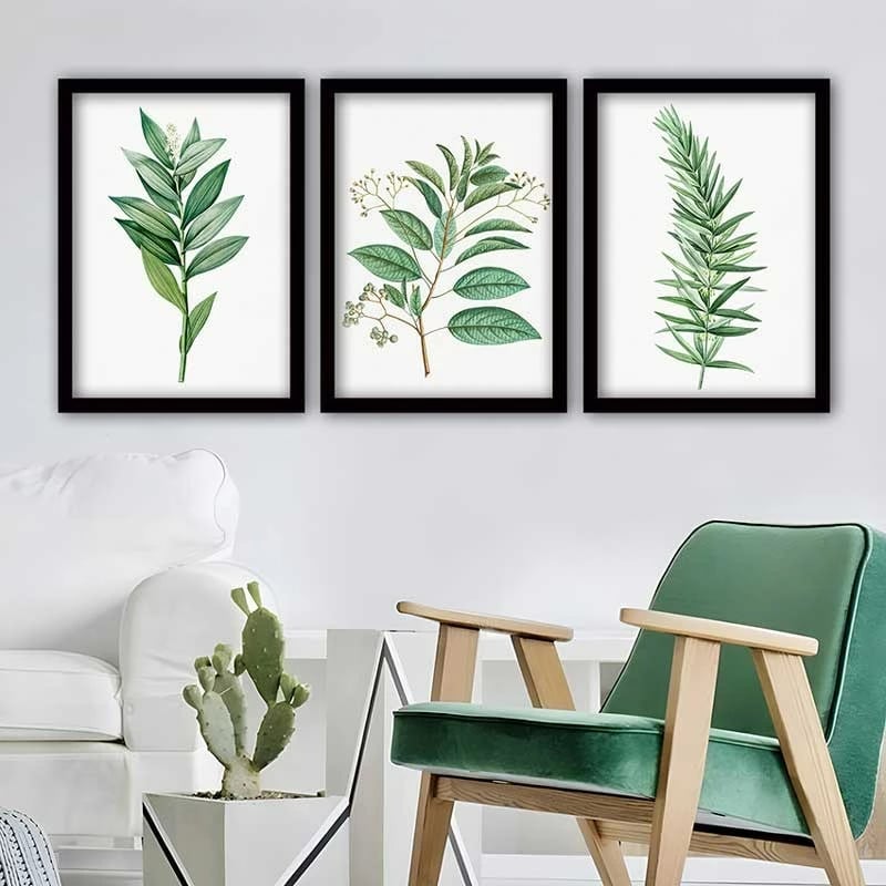 Pikturë dekorative me kornizë (3 copë), Wallity, 3SC_501923_3545