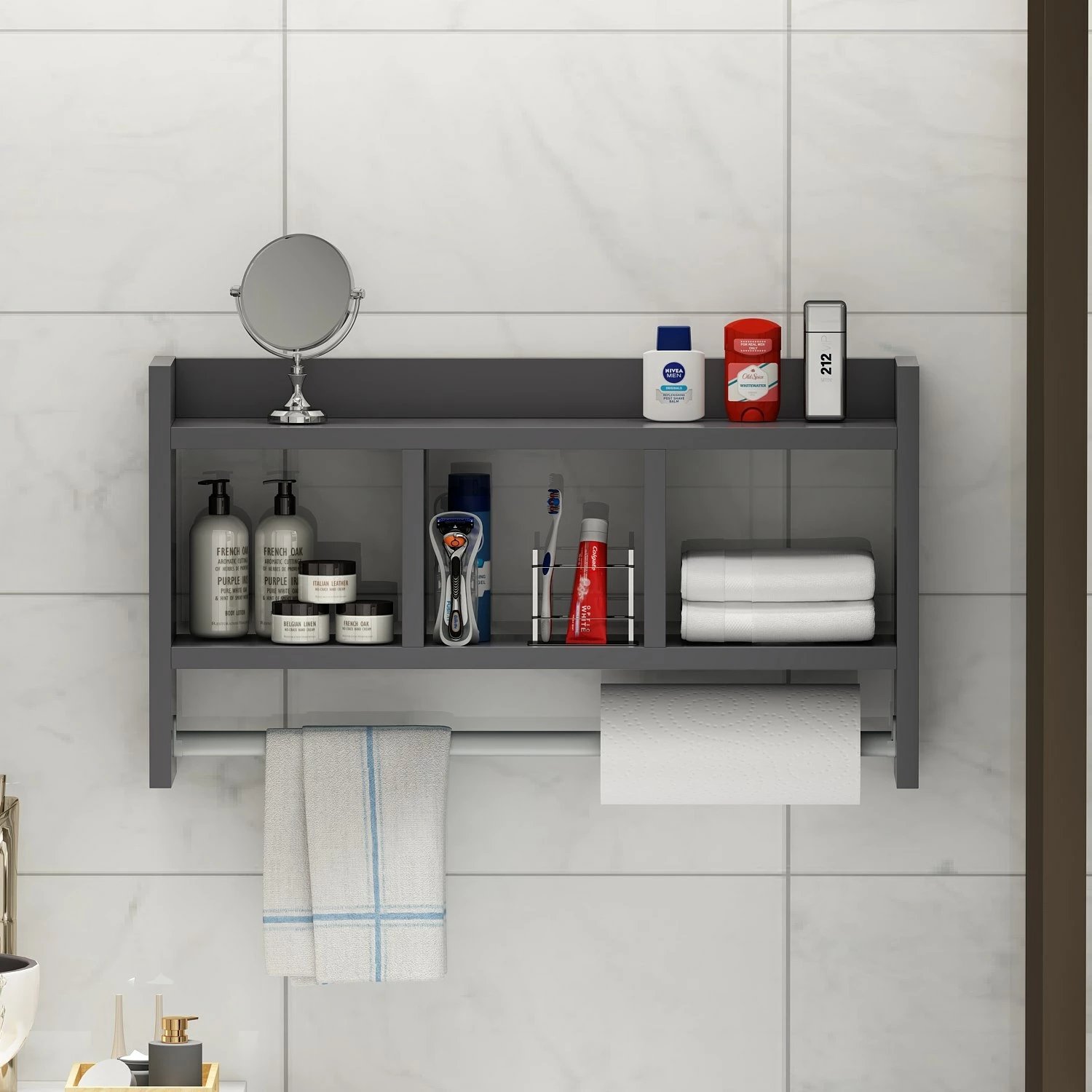 Raft muri Hanah Home Asya, ngjyrë antracit