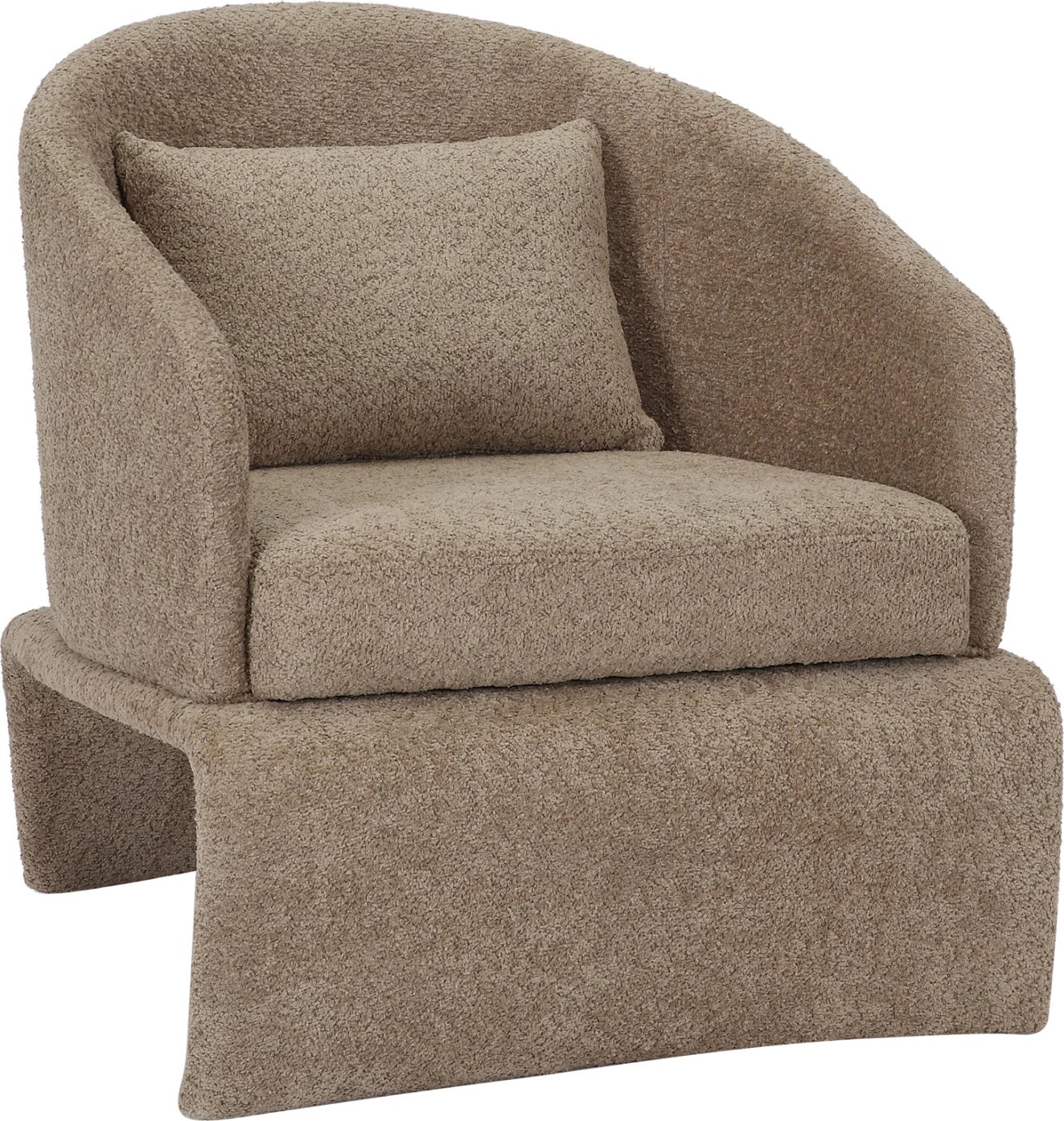 Fotelje BEVY, FH9677.03, ngjyrë bezhë, kornizë metalike, 72x71x75H cm