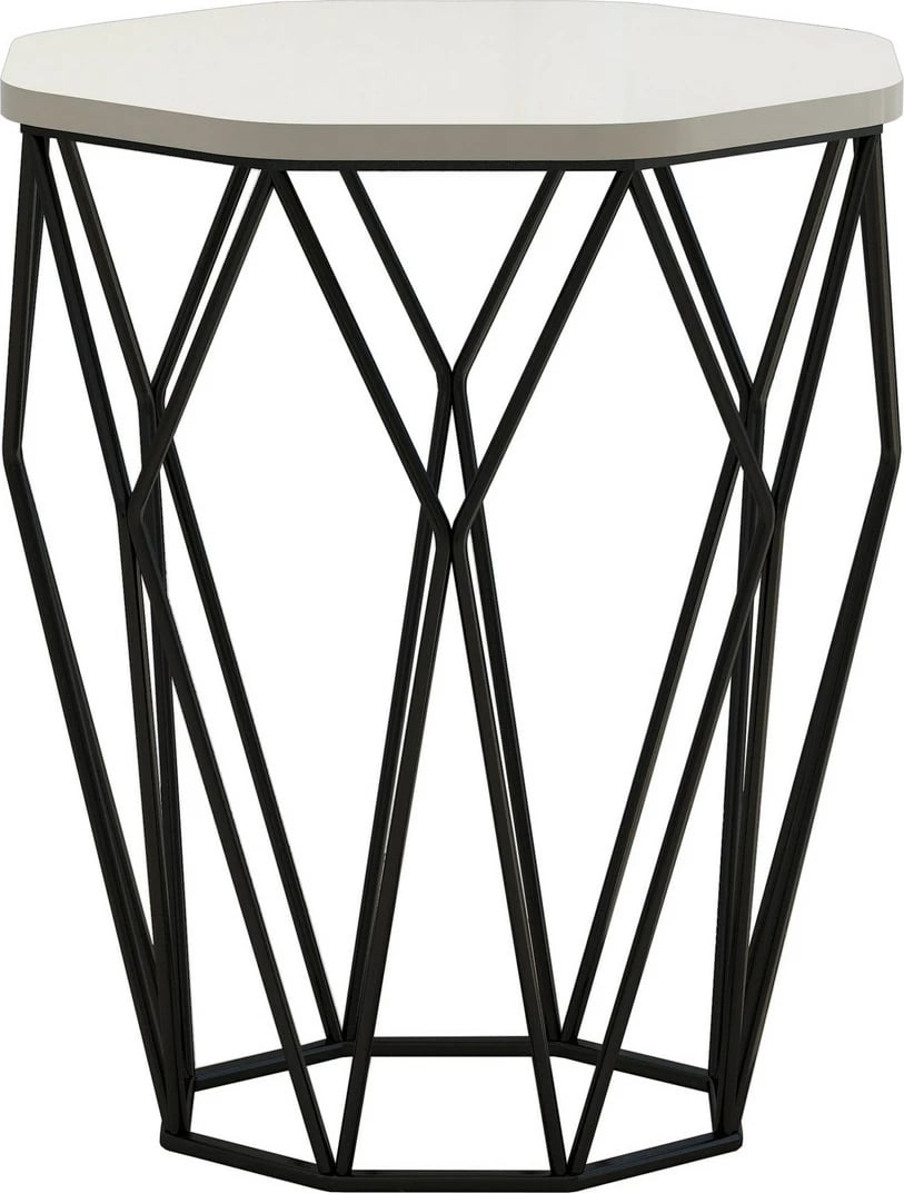 Tavolinë anësore Skye Decor, Sofya, krem