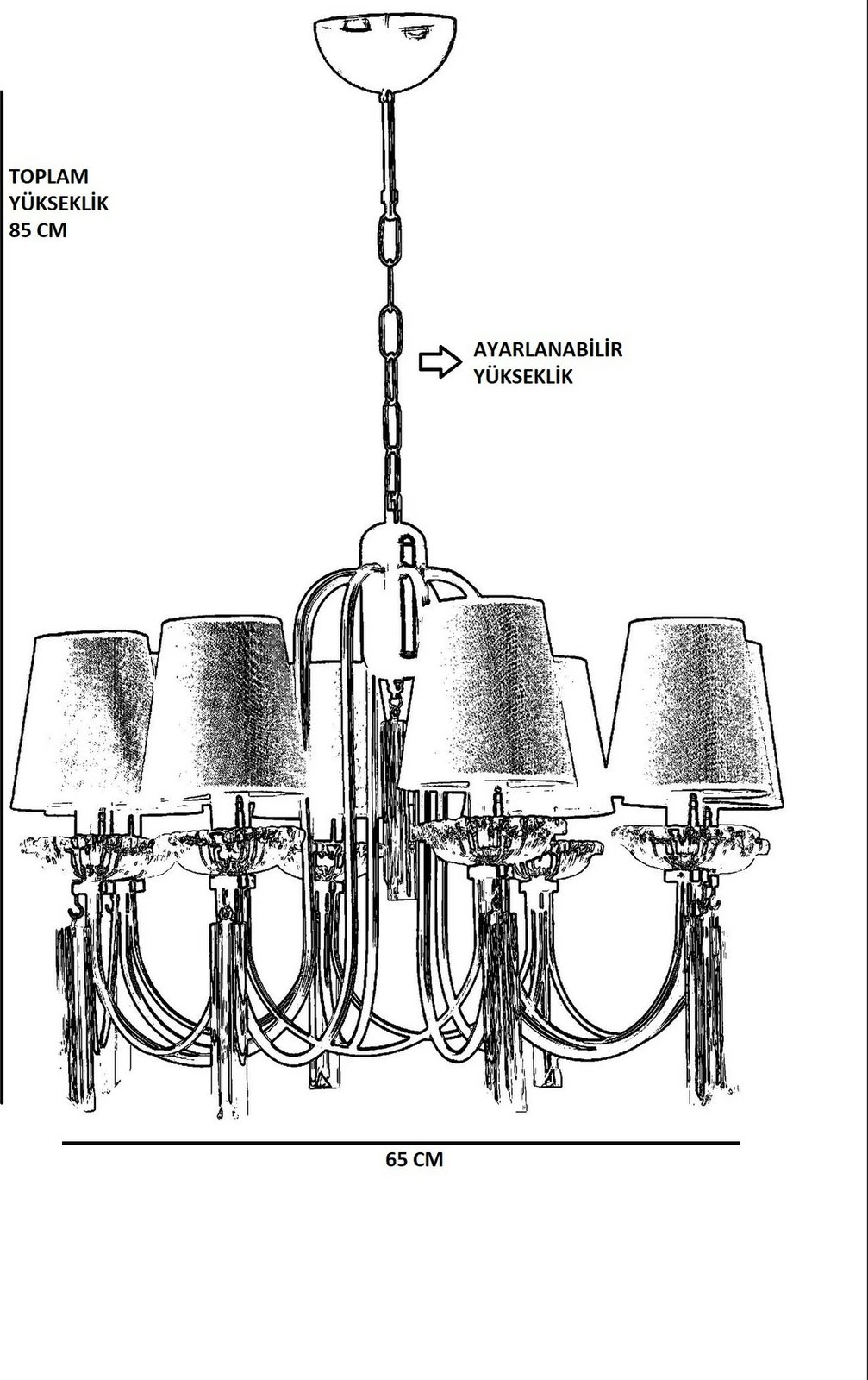 Llambadar Opviq, 8753-4, ngjyrë gri