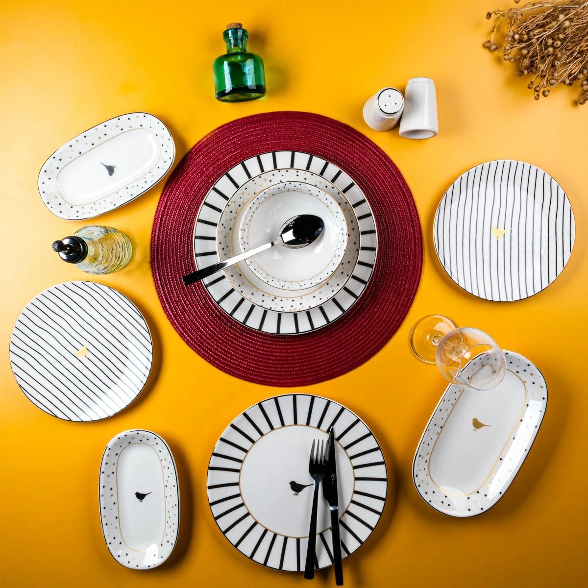 Set enësh për drekë (29 copë), Hermia Concept, 58YMT000818