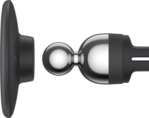 Mbajtës magnetik për celular Baseus C01 Overseas Edition për ventilator të makinës, i zi