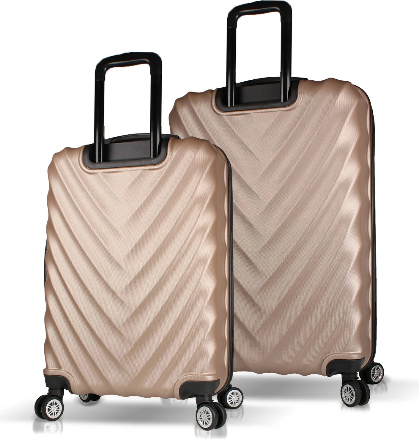 Set valixhesh (2 copë), ngjyrë ari, Zoozie Bags, 6838