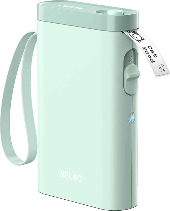 Printer etiketa termik Nelko P21, Bluetooth, 1200 mAh, i gjelbër