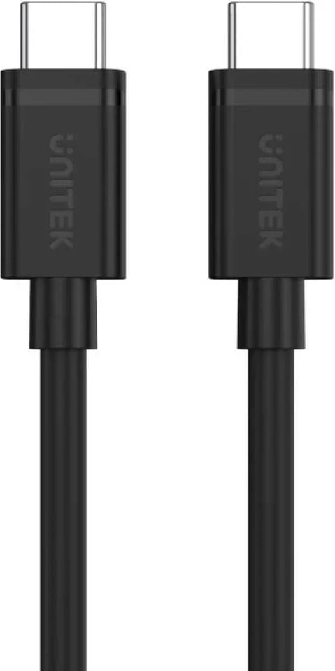 Kabllo Unitek USB-C në USB-C, 2m, e zezë