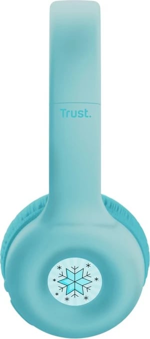 Kufje Trust Nouna, me ose pa kabllo, Bluetooth, USB Type-C, Kaltër