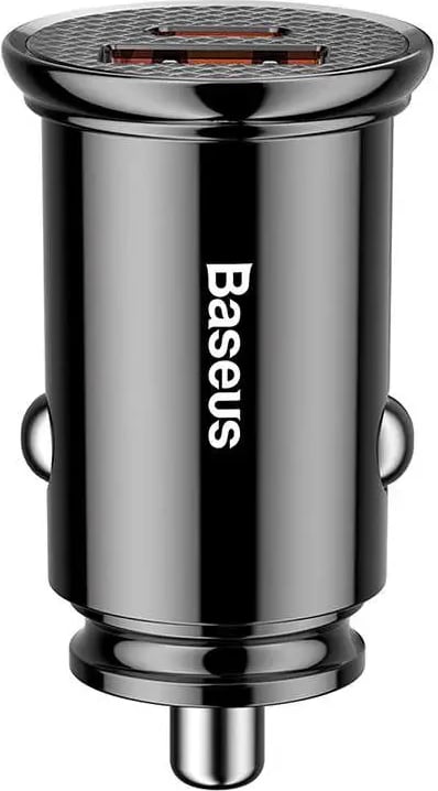 Karikues veture Baseus Circular Plastic A+C 30W, USB-A/USB-C, i zi