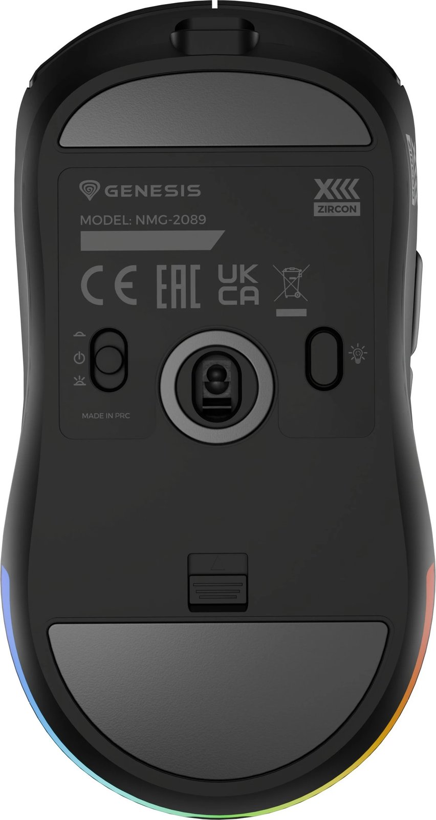 Maus Genesis Zircon XIII, wireless + USB Type-C, 26000 DPI, i zi