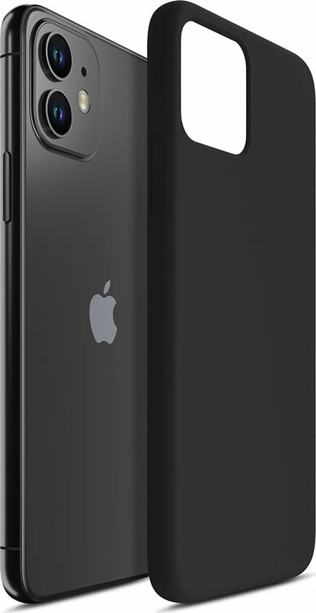 Mbështjellës silikon për iPhone 11 3mk Protection, i zi