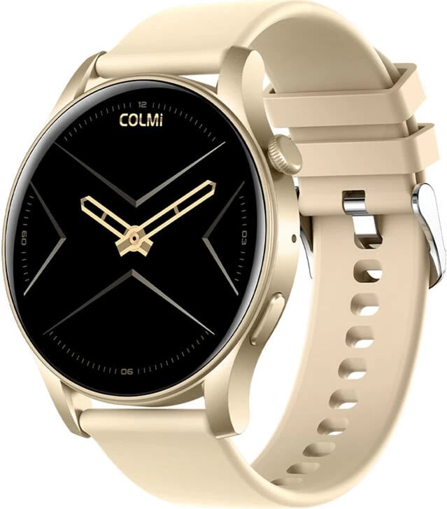 Smartwatch Colmi V73, 1.43" AMOLED, për iOS/Android, Gold
