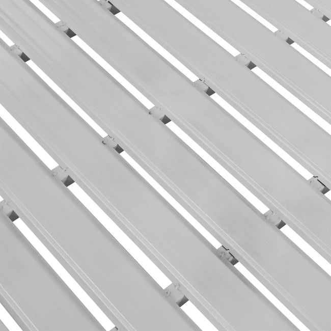 Bed Bunk metallic Floor FH328.02 White 90x190 cm