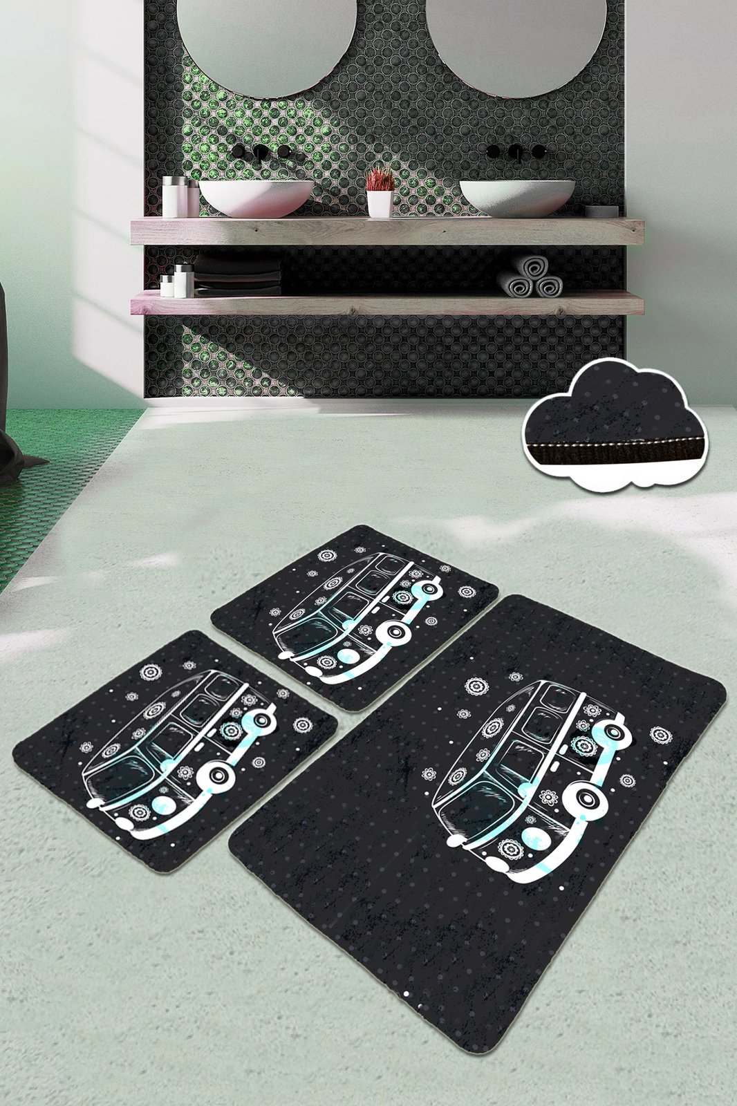 Set tapetash për banjo (3 copë), Mijölnir, Bus