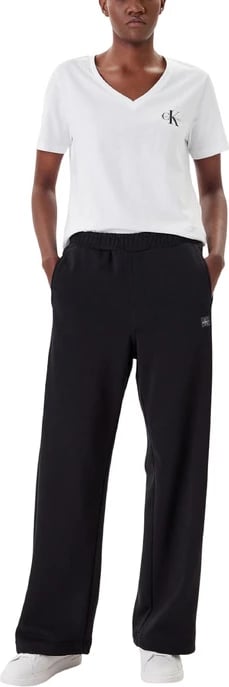 Pantallona Calvin Klein Jeans femra, të zeza