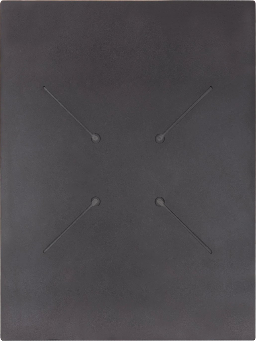 Sipërfaqe tavoline drejtkëndëshe, ngjyrë e zezë, HPL, 60x80cm