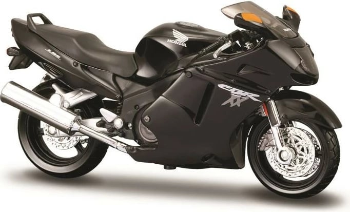 Model motori Honda CBR1100XX Maisto 1:18, i zi, me bazë ekspozimi