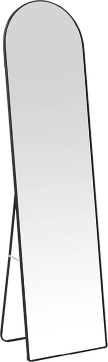 Pasqyrë dyshemeje Plaza, alumini, ngjyrë e zezë, 40x28x150cm