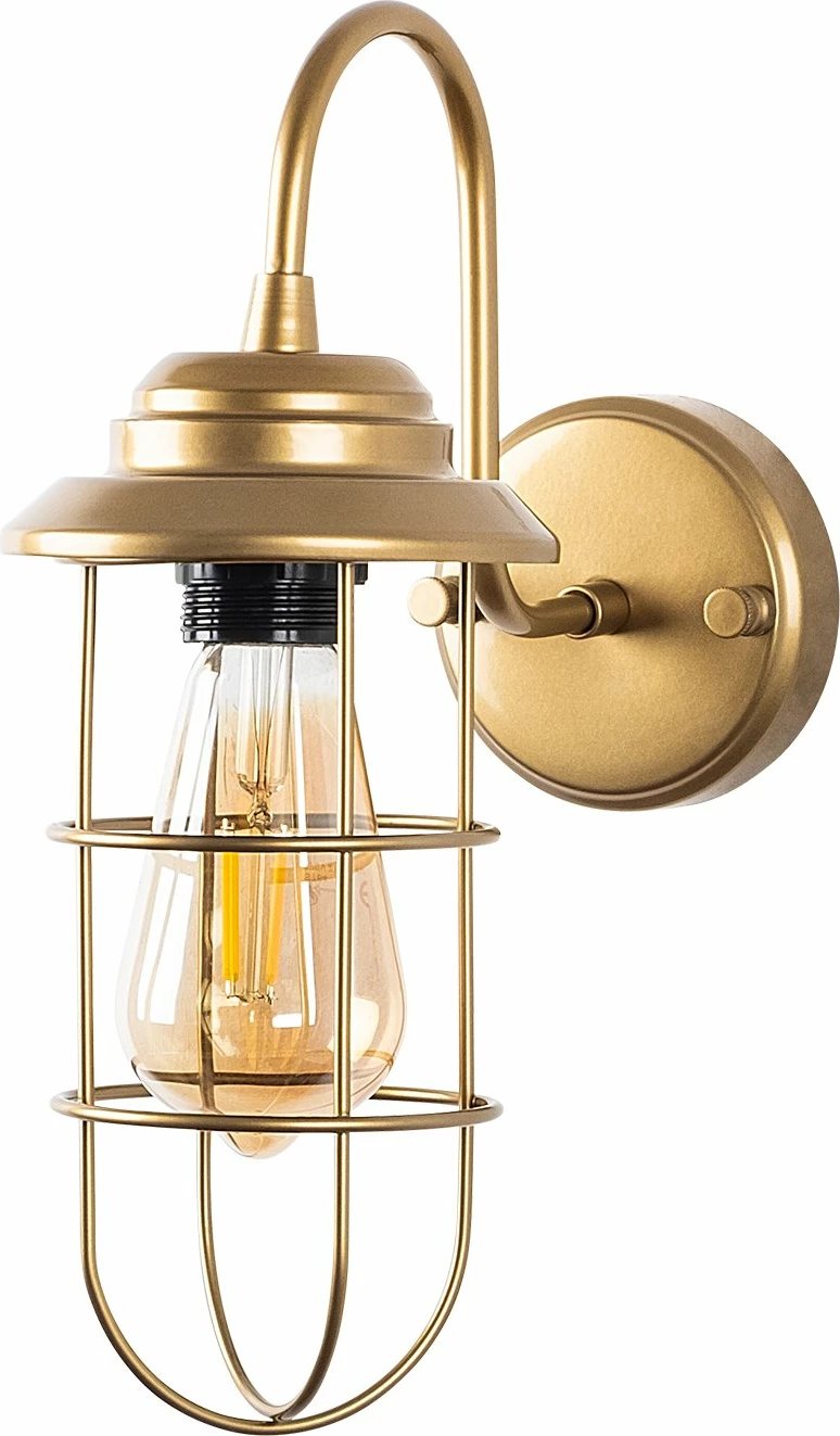 Llambë muri Opviq, mahoni, ngjyrë ari, 13206 Llambë muri Opviq, mahoni, ngjyrë ari, 13206