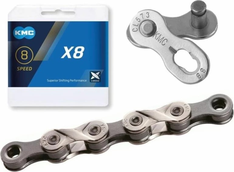 Zinxhir biçiklete KMC, gri