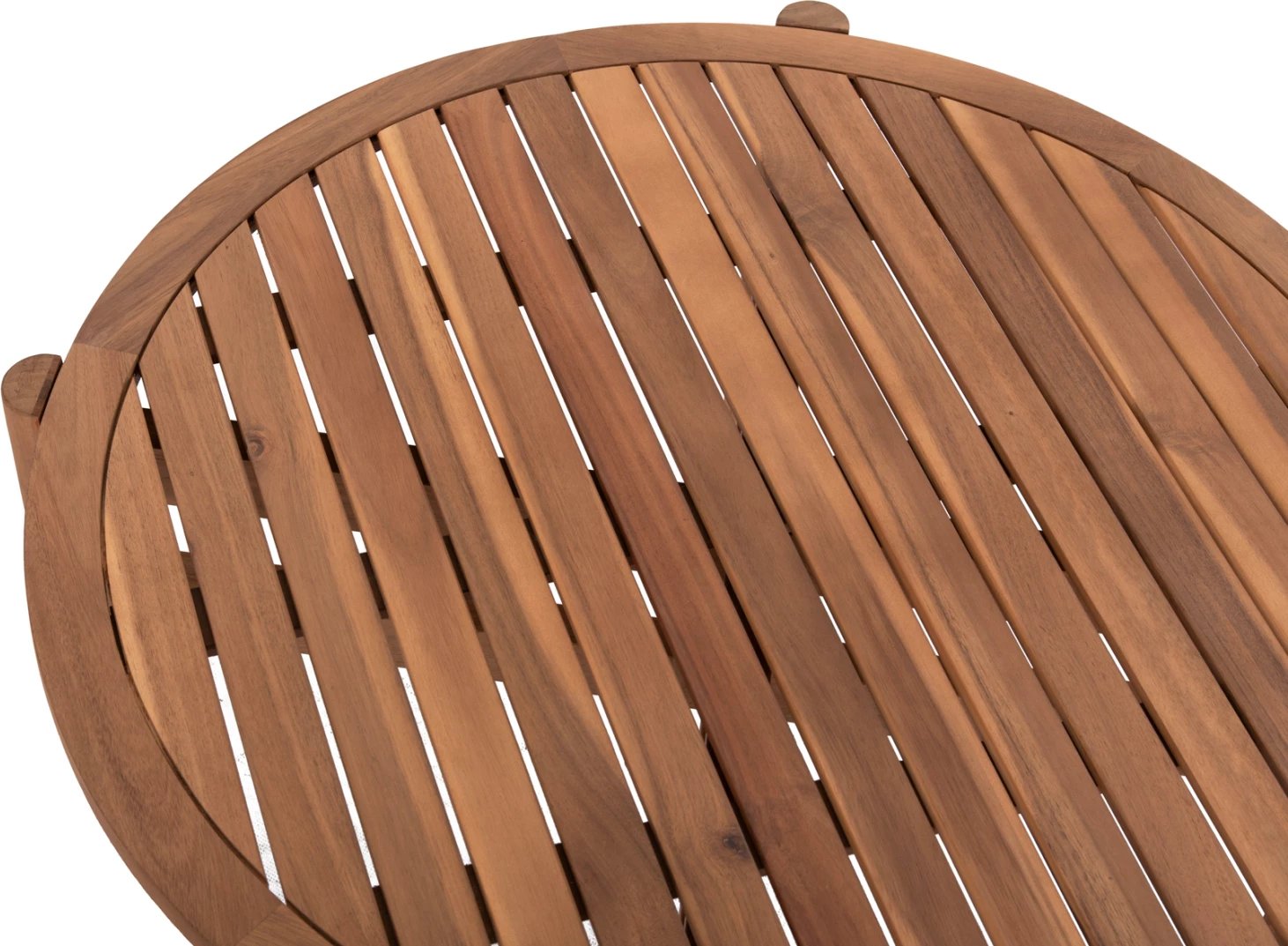 Tavolinë e rrumbullakët për kafe për jashtë, dru akacie, ngjyrë natyrale, FH6228, Φ86x41.5 cm