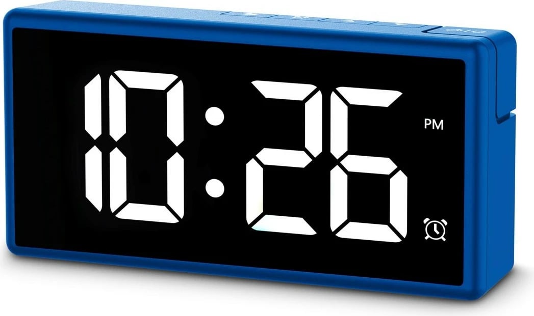 Orë alarmi elektronike Hama Ibiza, digjitale, me USB, kaltër